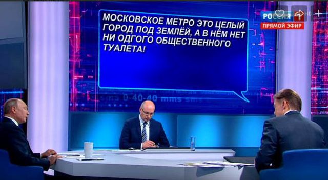Непростые вопросы на "Прямой линии" с Владимиром Путиным (29 картинок)