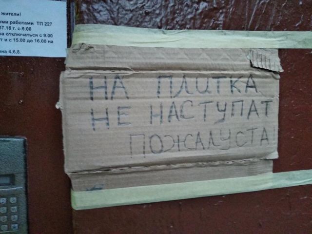 Мигранты взялись за ремонт подъездов в Химках (3 фото)