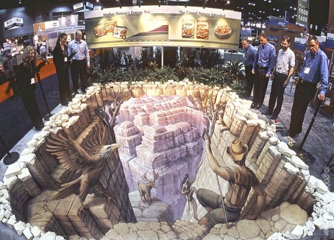 Невероятные 3d рисунки (40 фото)