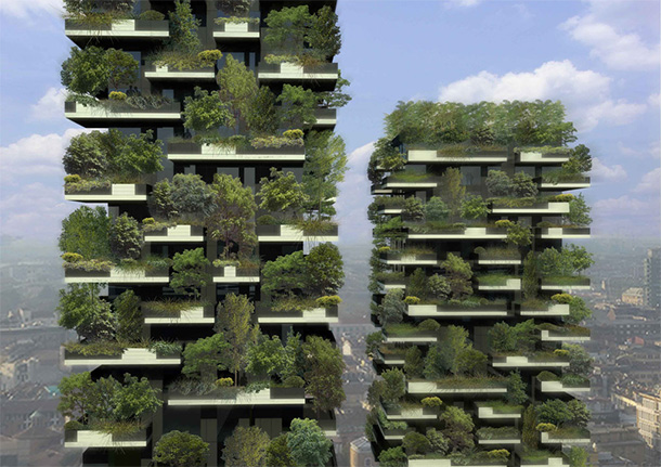 Многоэтажный лес - Vertical Forest (12 фото)