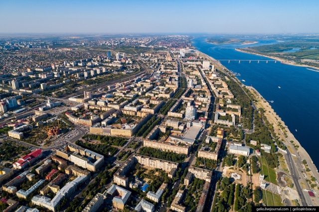 Современный Волгоград с высоты птичьего полета (60 фото)
