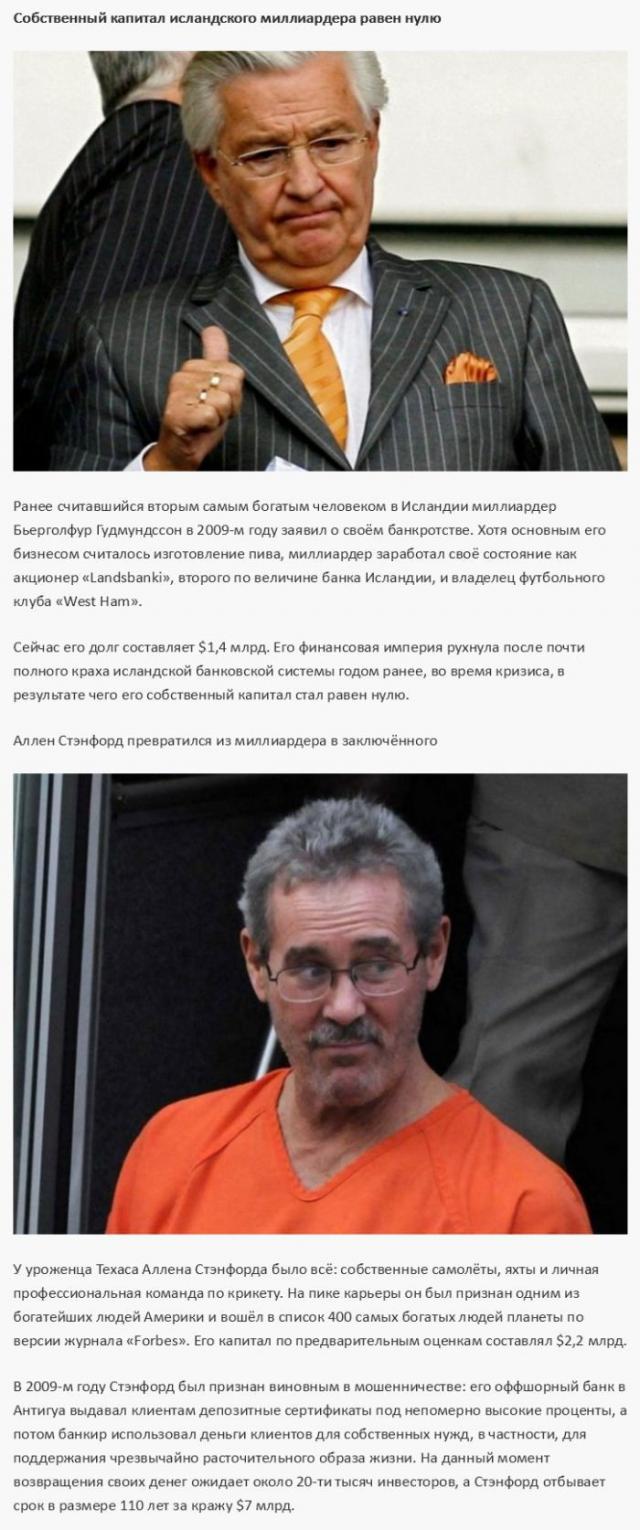 10 миллиардеров, потерявших свое состояние (9 фото)