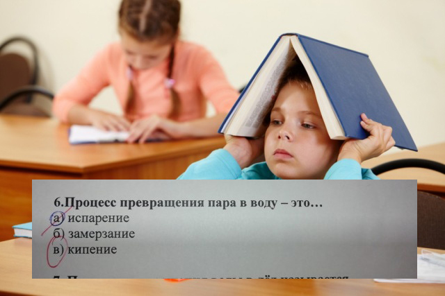 Тройка за тест по "Окружающему миру" (3 фото)