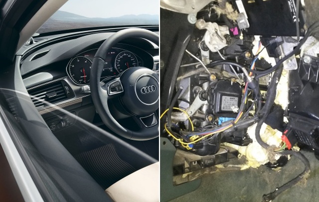 "Многострадальная" Audi Allroad приехала на сервис (5 фото)