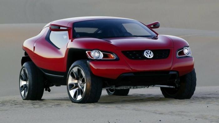Volkswagen Concept T 2004: купе, кроссовер, кабриолет и багги в одном
