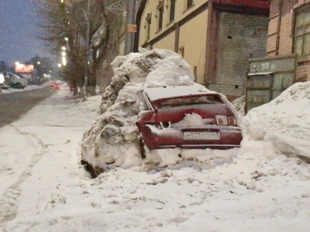 Весна в Саратове и первые "подснежники" (2 фото)