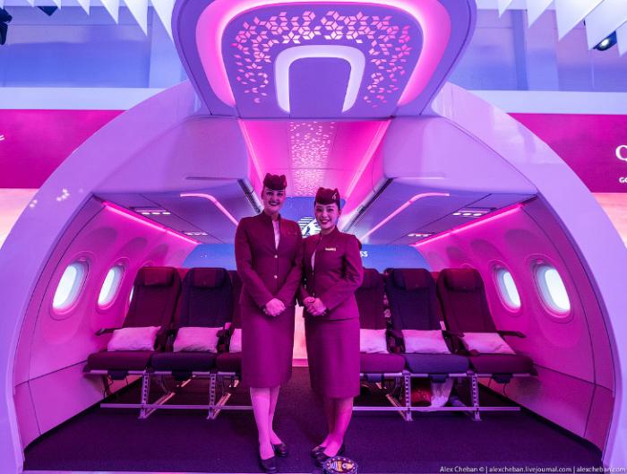 Эконом класс в самолетах Qatar Airways (17 фото)