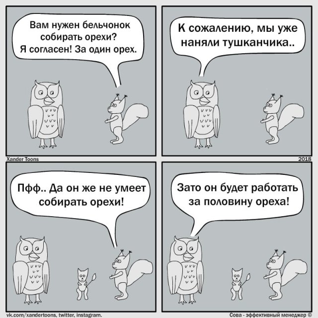 Российский художник рисует смешные комиксы о руководителях (28 фото)