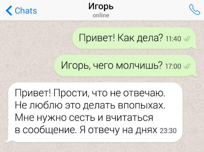 12 врагов переписки - данные ошибки бесят ваших собеседников (12 фото)