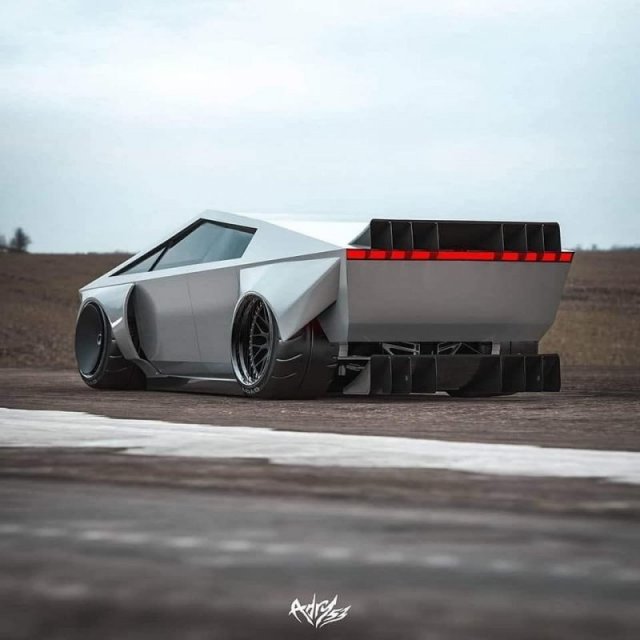 Виртуальный тюнинг пикапа Cybertruck Виртуальный тюнинг пикапа Cybertruck