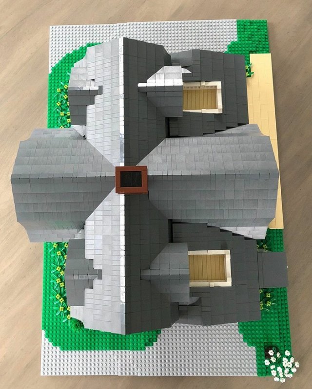 Дизайнер делает потрясающие дома из LEGO Дизайнер делает потрясающие дома из LEGO
