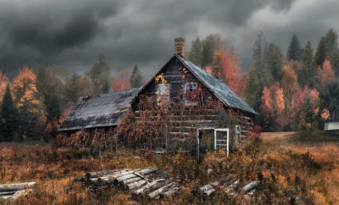 Жизнь в деревне без электричества (3 фото)