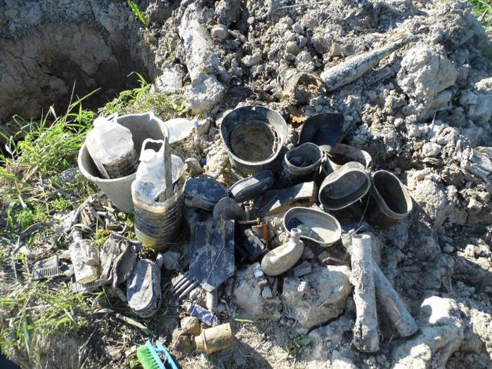 Раскопки немецкого блиндажа в Ленинградской области (40 фото) Раскопки немецкого блиндажа в Ленинградской области (40 фото)