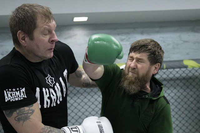Фотографии боя Александра Емельяненко и Рамзана Кадырова (10 фото)