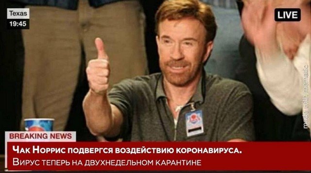 Чак Норрис и коронавирус греча и изоляция о чем шутят в Сети (16 фото)
