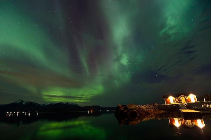 Северное сияние в Норвегии (11 фото)
