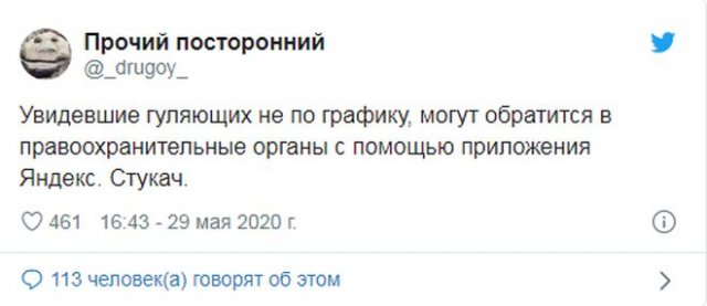 Реакция россиян на введение графика прогулок (15 фото)