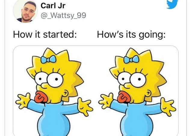   How it started/How it's going (15 )