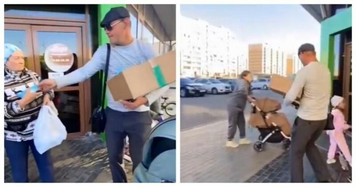 В Татарстане щедрый вор угостил горожан краденым лакомством (2 фото)