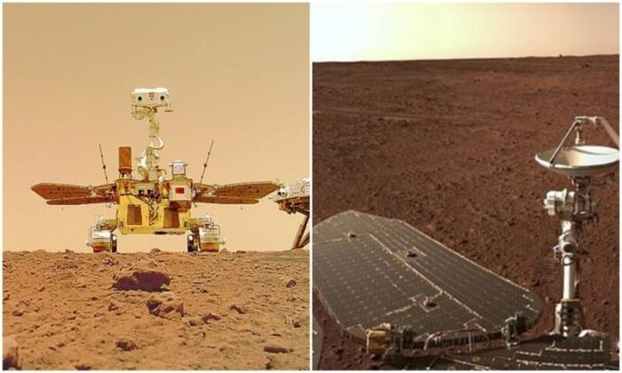 Марсоход Zhurong показал новые снимки красной планеты (10 фото) 